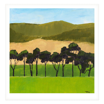 A View to the Hills, Art Print
