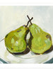 Pears on Plate, Art Print