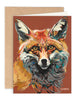 Fox on Rust, Greeting Cards by WarBëhr