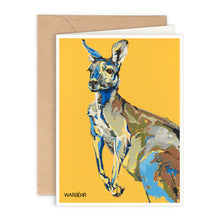 Eastern Grey Kangaroo, Greeting Cards by WarBëhr