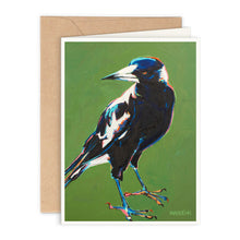 Magpie, Greeting Cards by WarBëhr