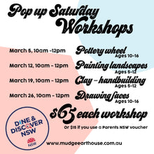 Pop-up Saturday - Clay Hand building, March 19, 10am-12pm