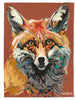 Fox on Rust, Tea Towel by WarBëhr