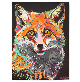 Fox, Tea Towel by WarBëhr